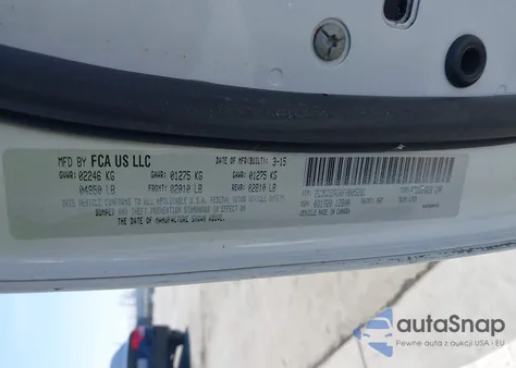 2015 Dodge Challenger Sxt z USA, uszkodzony, nr VIN 2C3CDZAG0FH805281